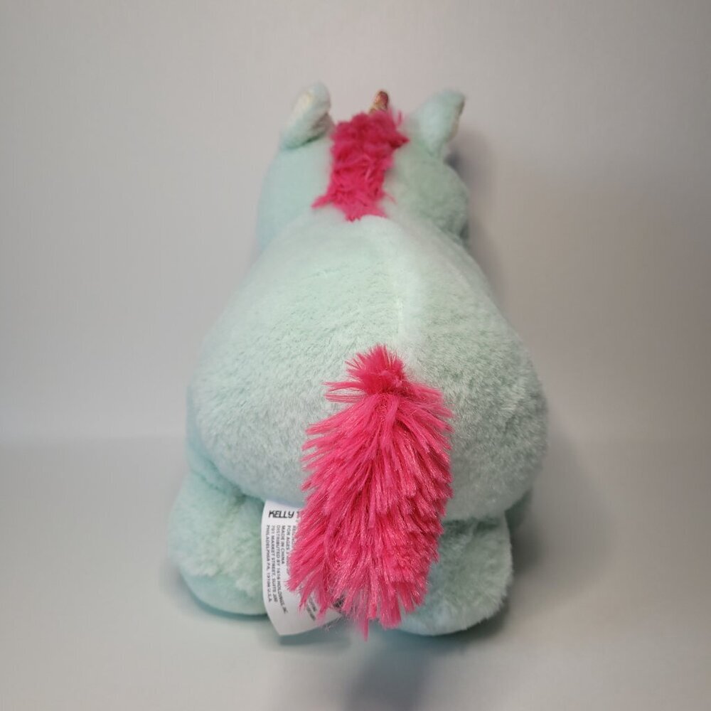 Kellytoy Unicorn Plush Stuffed Animal Mint Green Glitter Horn Whimsical Fantasy - Picture 3 of 9